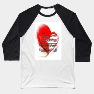 The Composer's Heart Baseball T-Shirt